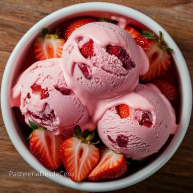 BOLA 2.00€ Helado de fresa